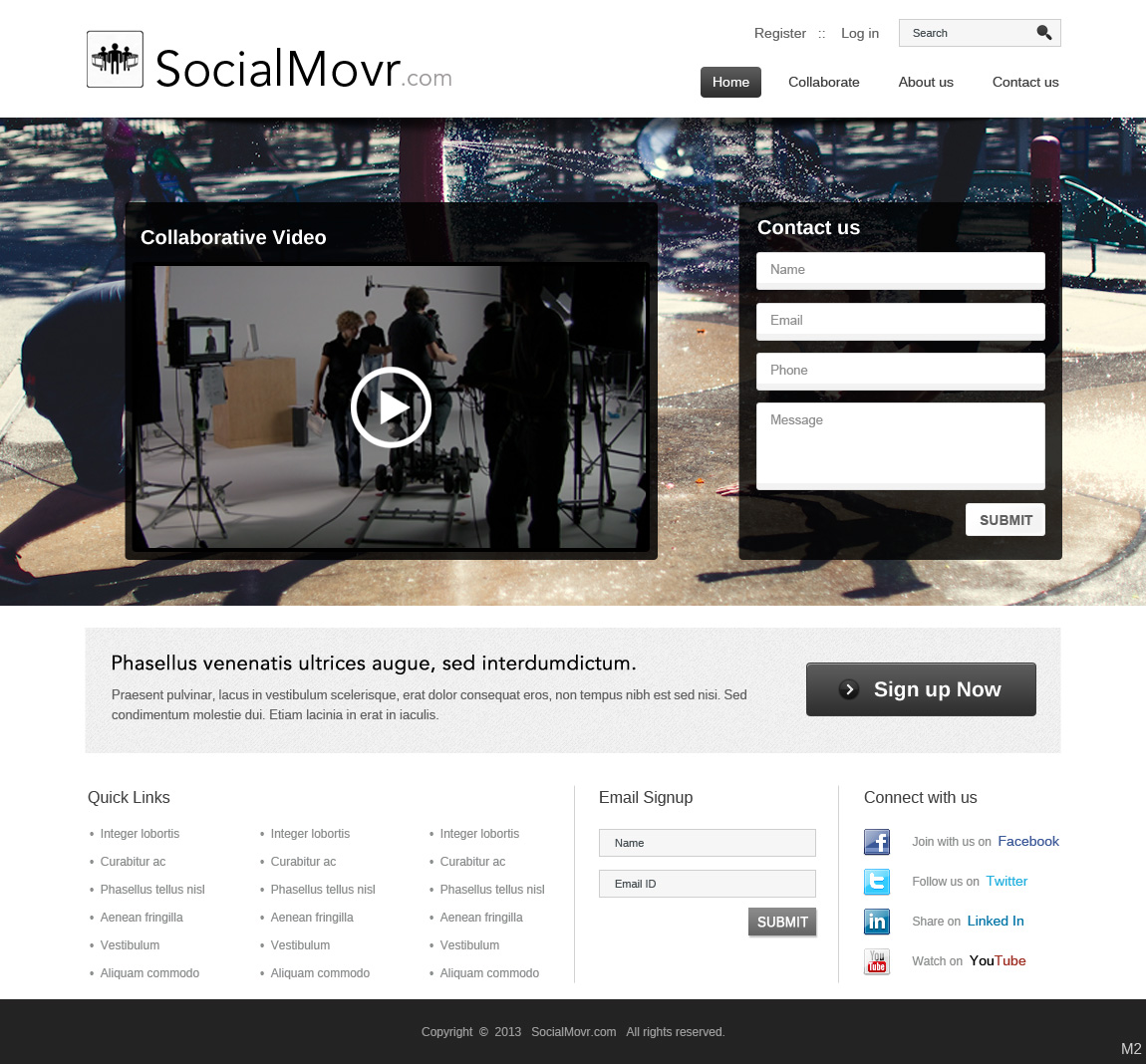 Landing Page Design by pb for Kyklos Entertainment Srl | Design #2020977