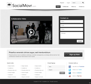 Landing Page Design by pb for Kyklos Entertainment Srl | Design: #2020979