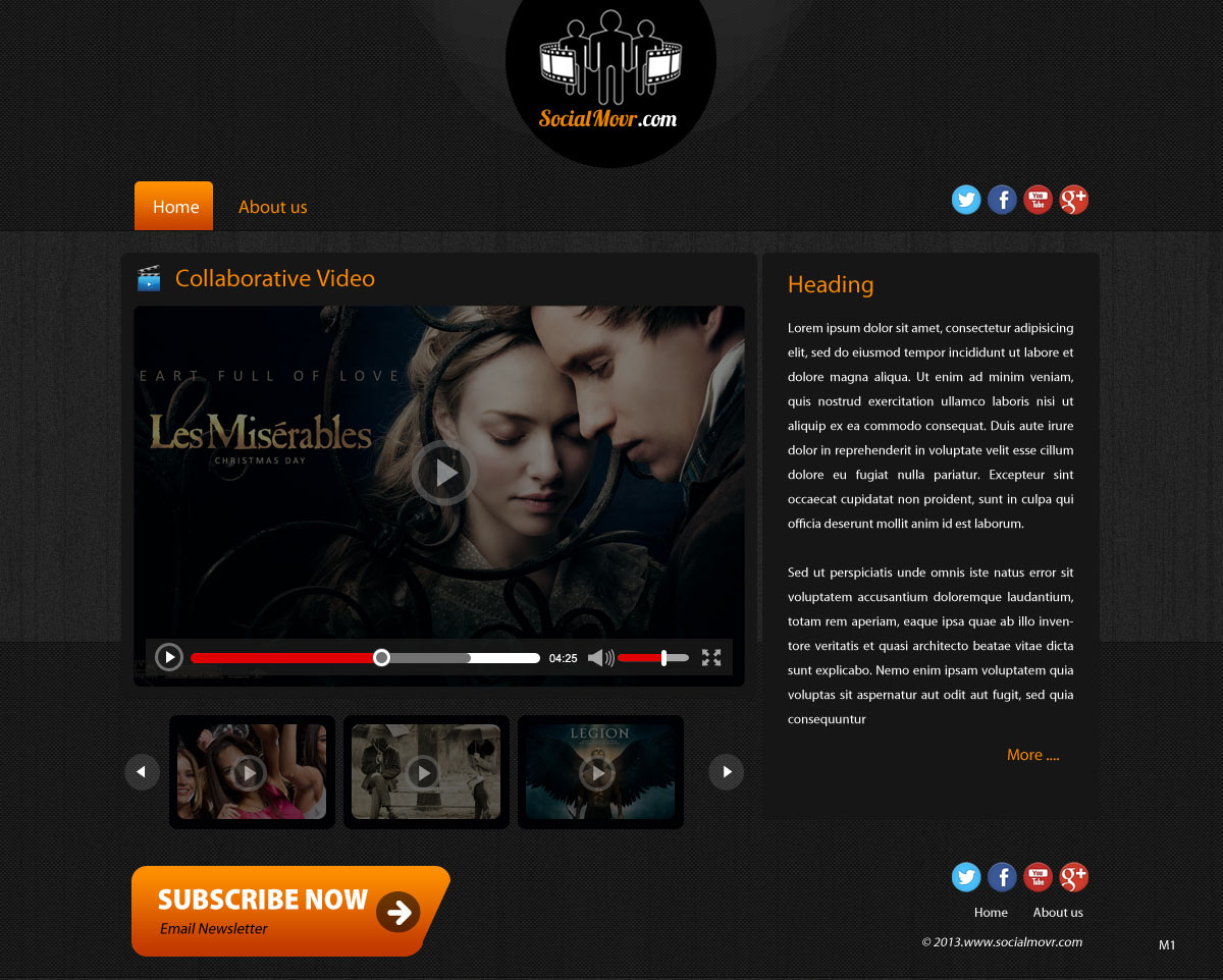 Landing Page Design by pb for Kyklos Entertainment Srl | Design: #2116347
