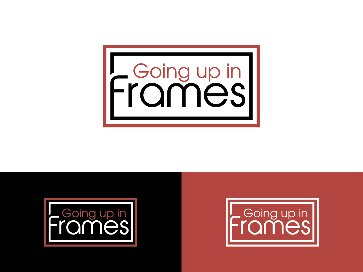 Logo Design by RCGraphics for Going up in Frames | Design #9375158