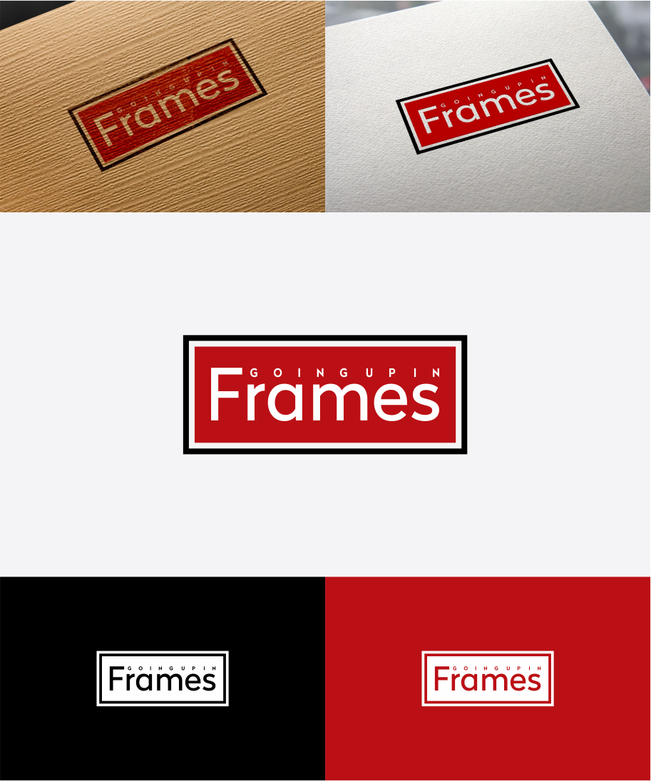 Logo Design by g234t_d4y for Going up in Frames | Design #9376033