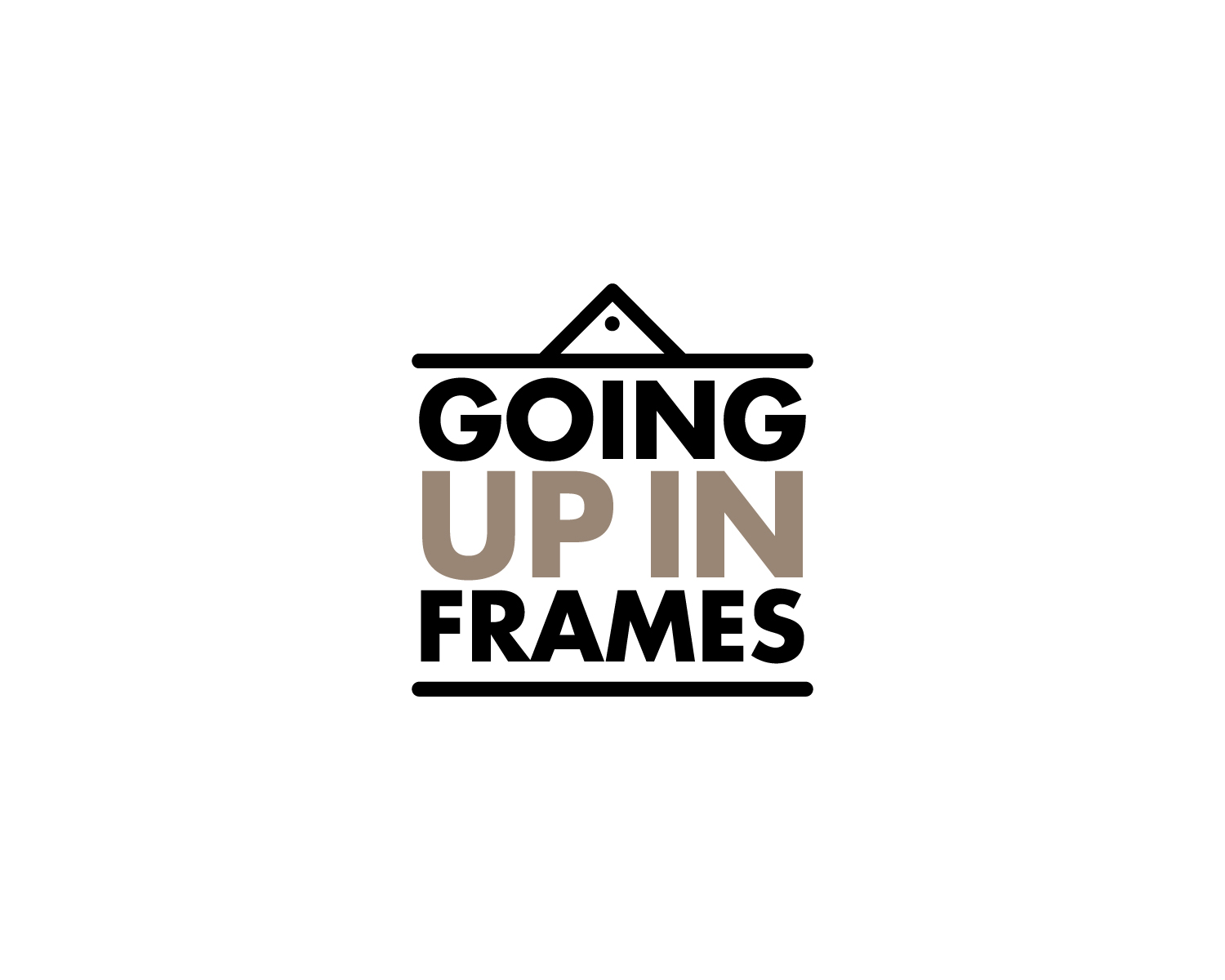 Logo Design by KerningBleed for Going up in Frames | Design #9380850