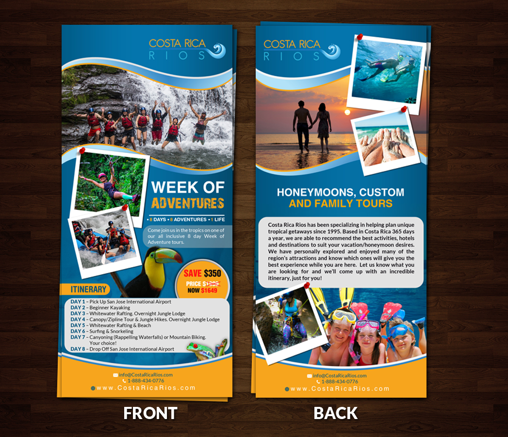 Flyer Design by hih7 for Costa Rica Rios | Design: #9223247