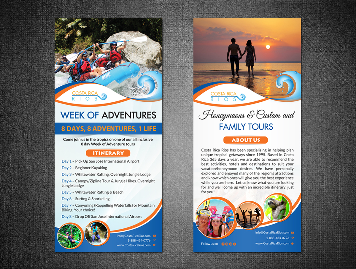 Flyer Design by debdesign for Costa Rica Rios | Design #9166028
