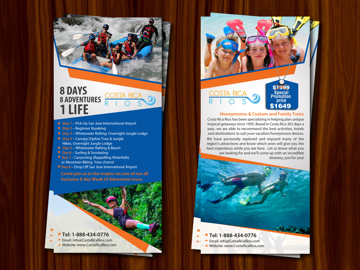 Flyer Design by debdesign for Costa Rica Rios | Design #9218435