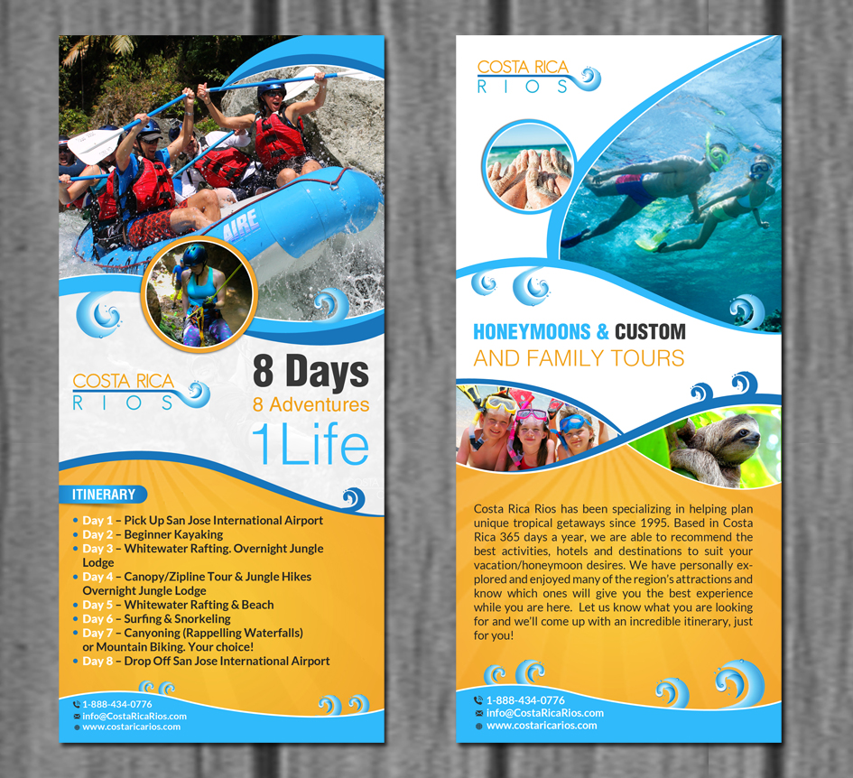 Flyer Design by creative.bugs for Costa Rica Rios | Design #9156881