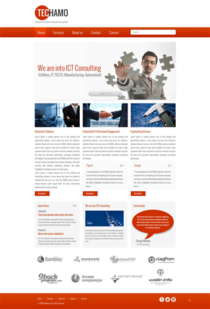 Web Design by pb for Techamo Pty Ltd | Design: #2015759