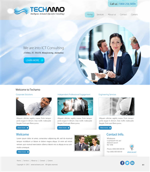 Web Design by pb for Techamo Pty Ltd | Design: #2015763