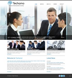 Web Design by pb for Techamo Pty Ltd | Design: #2015766