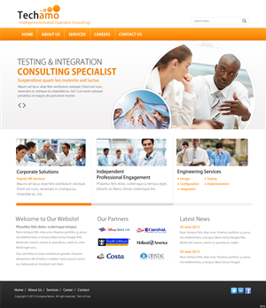 Web Design by pb for Techamo Pty Ltd | Design: #2015768