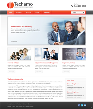 Web Design by pb for Techamo Pty Ltd | Design: #2015775