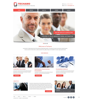 Web Design by pb for Techamo Pty Ltd | Design: #2020995