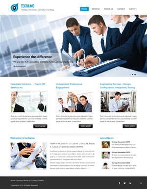Web Design by pb for Techamo Pty Ltd | Design: #2020999