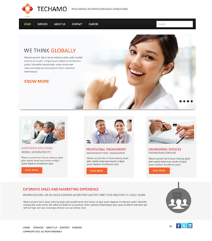 Web Design by pb for Techamo Pty Ltd | Design: #2026245