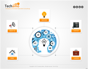Web Design by pb for Techamo Pty Ltd | Design: #2035009