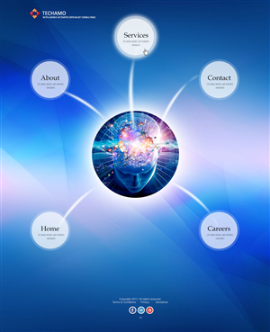 Web Design by pb for Techamo Pty Ltd | Design: #2084247