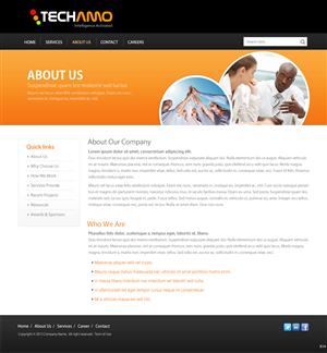 Web Design by pb for Techamo Pty Ltd | Design: #2168027