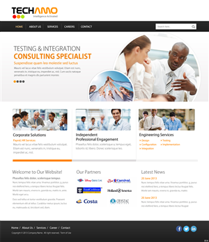 Web Design by pb for Techamo Pty Ltd | Design: #2186336