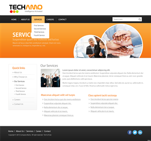 Web Design by pb for Techamo Pty Ltd | Design #2199524
