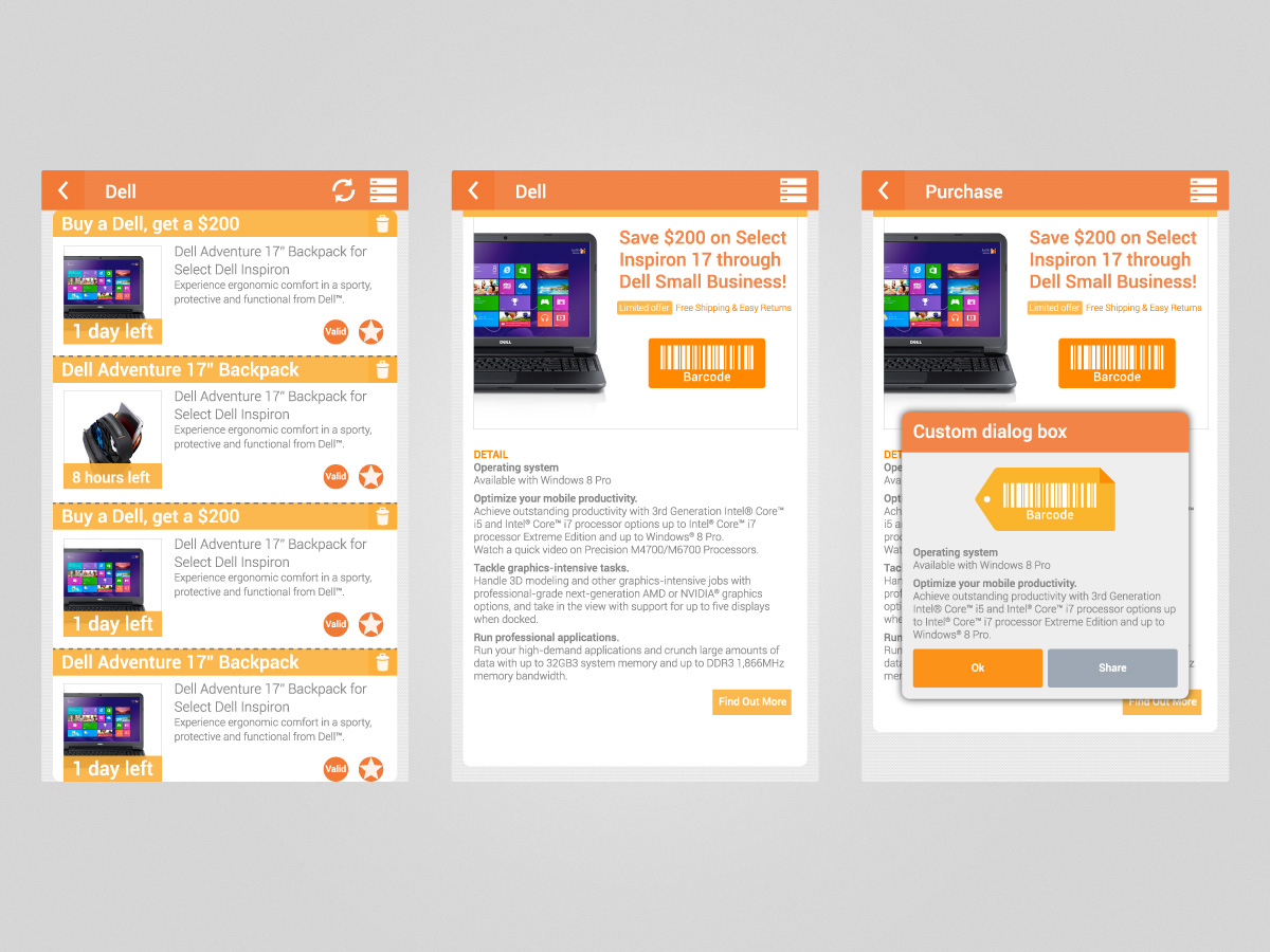 App Design by harrylim for Deals App | Design #2058513
