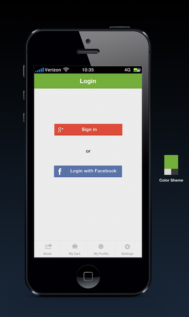 App Design by Violeta Pironkova for Deals App | Design #2013361