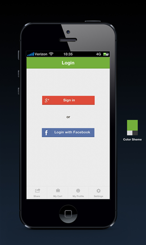 App Design by Violeta Pironkova for Deals App | Design: #2013361