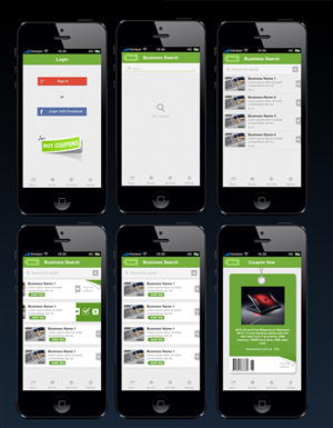 App Design by Violeta Pironkova for Deals App | Design #2062784