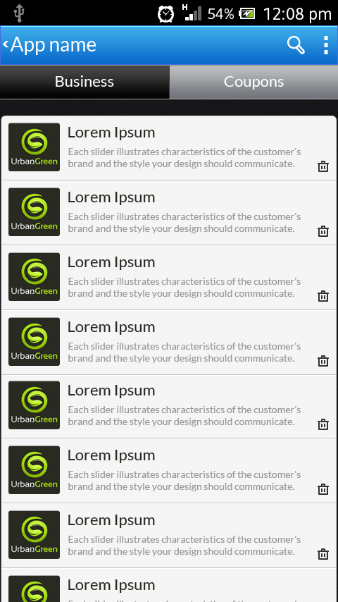 App-Design von seamlessly_weird für Deals App | Design #2039138