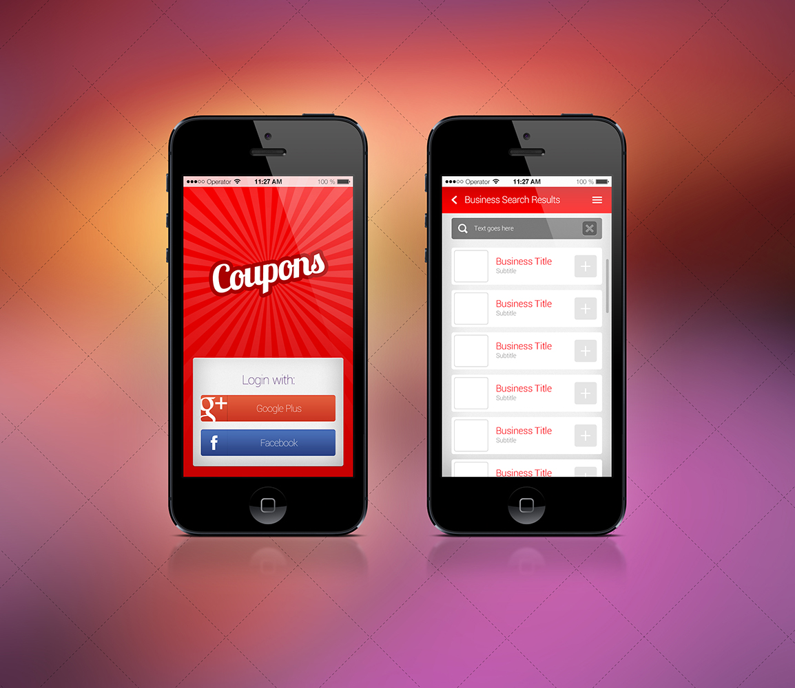 App Design by Fuxxo Works for Deals App | Design #2064021