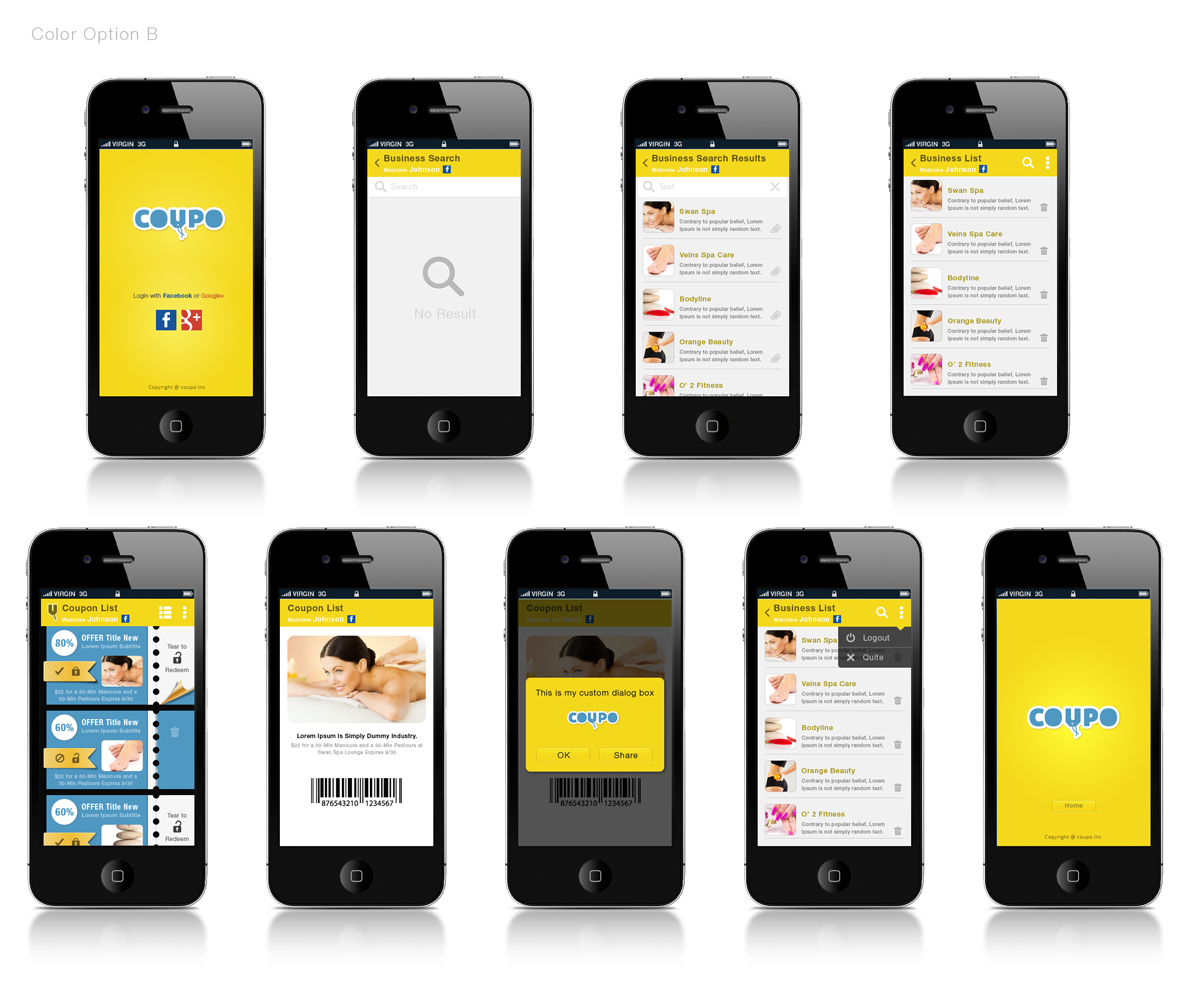 App Design by Eswaran for Deals App | Design #2062342
