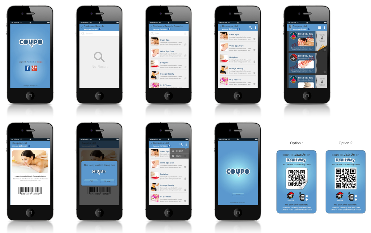 App Design by Eswaran for Deals App | Design #2193868