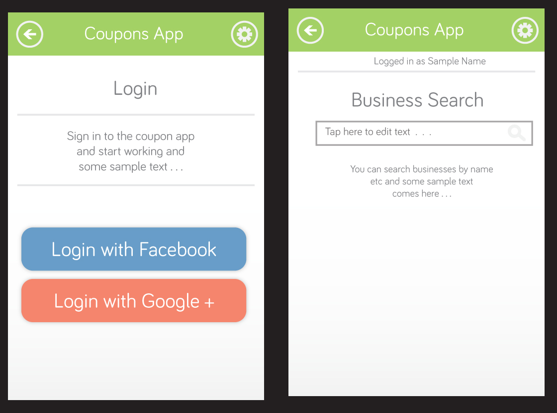 Diseño de aplicación (App) por betablocker para Deals App | Diseño #2020082