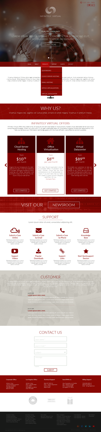 Web Design by lionx for this project | Design #9187285