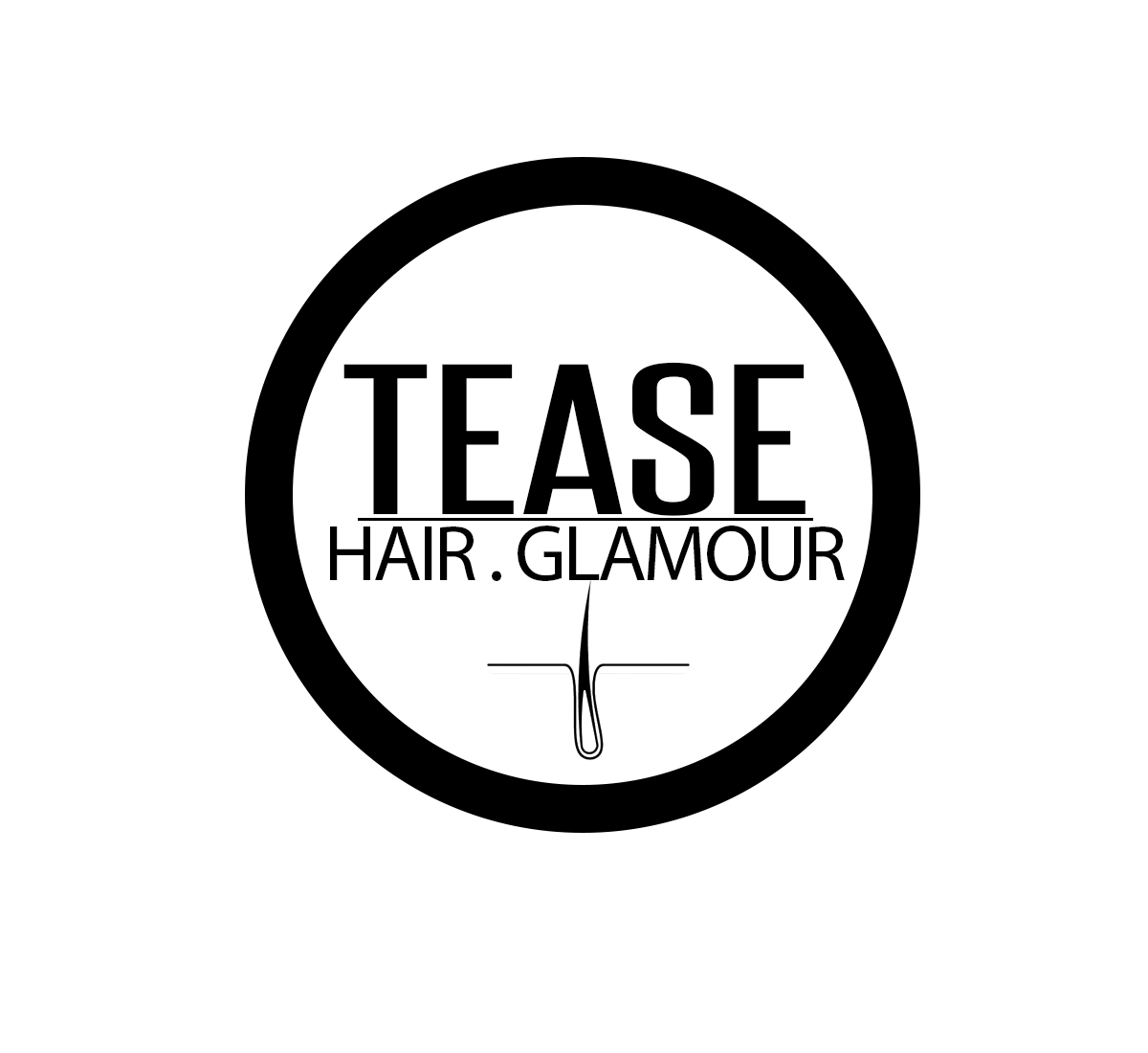 Diseño de Logo por InsaneImages para Tease hair glamour | Diseño #9204532