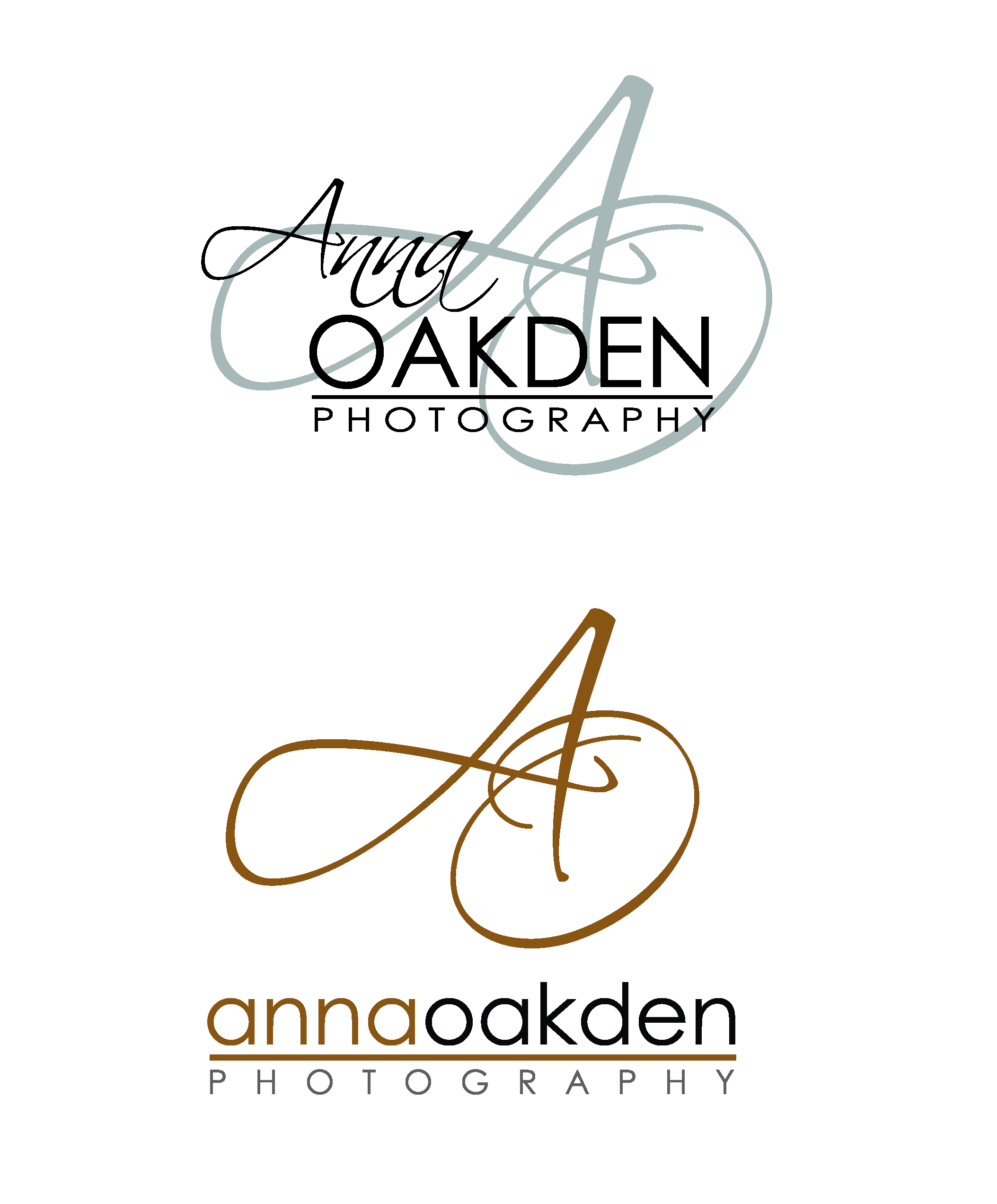 Logo Design by Perkins Design Studio for Anna Oakden Photography | Design #14823