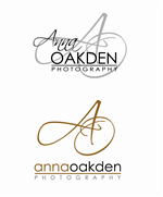 Diseño de Logo por Perkins Design Studio para Anna Oakden Photography | Diseño: #14823