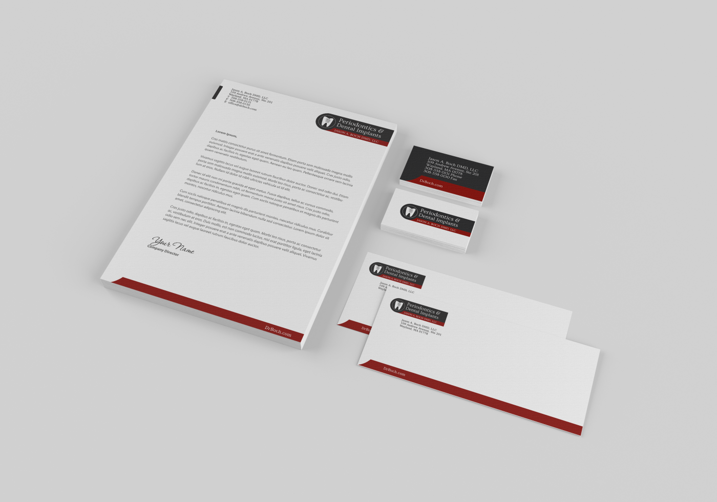 Design de Papeterie par HYPdesign pour Jason A. Boch, DMD LLC | Design #2084838