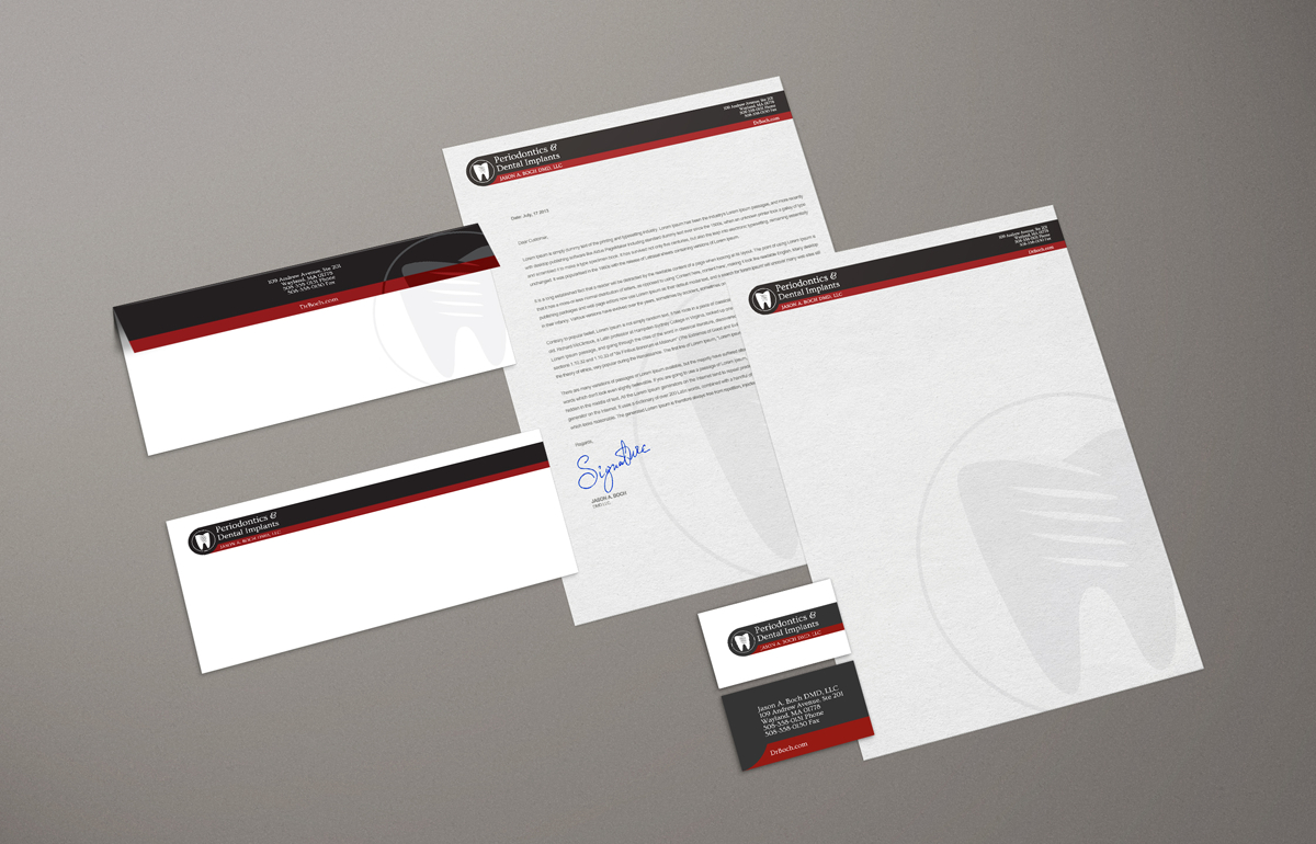 Stationery Design by shazigns for Jason A. Boch, DMD LLC | Design #2085349