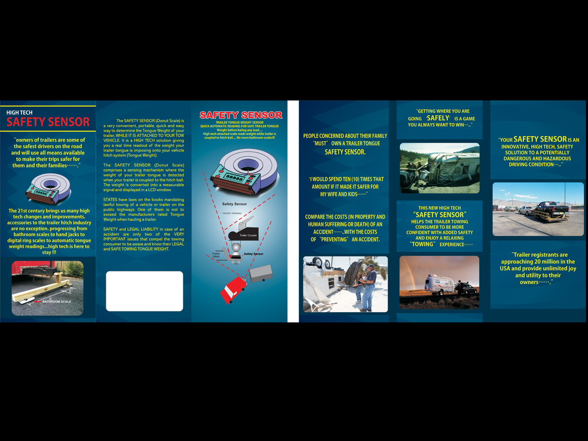 Brochure Design by Black Dot....  for HighTec Sensors | Design: #2096937