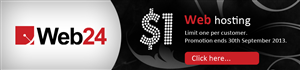 Banner Ad Design by uk for Web24 Group Pty Ltd | Design: #2018675