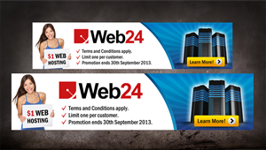 Banner Ad Design by Mary Kaiser for Web24 Group Pty Ltd | Design #2013721