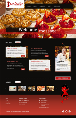 Diseño Web por Alex D para este proyecto | Diseño: #2017592