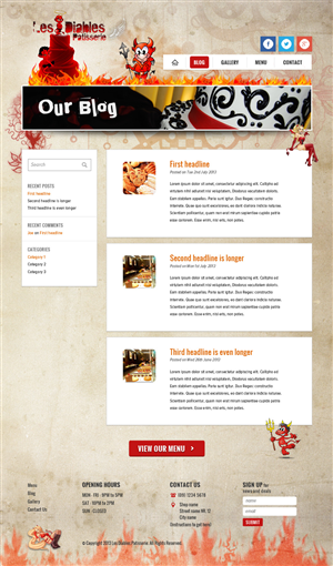 Diseño Web por Alex D para este proyecto | Diseño: #2037990