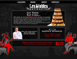 Restaurant Site Design (Not html) | Web Design by CRONO design