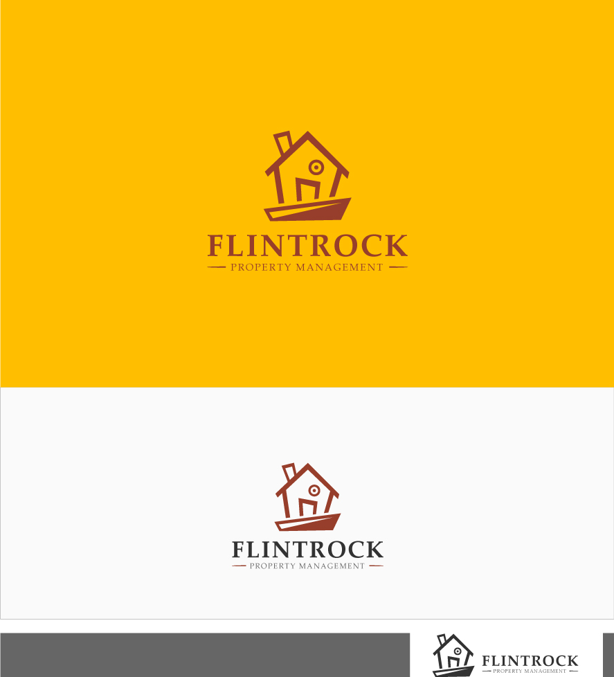 Logo Design by ideaz2050 for Flint Rock Property Management | Design #2013792
