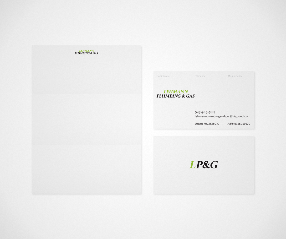 Business Card Design by ••• for Lehmann Plumbing and Gas | Design #2015967