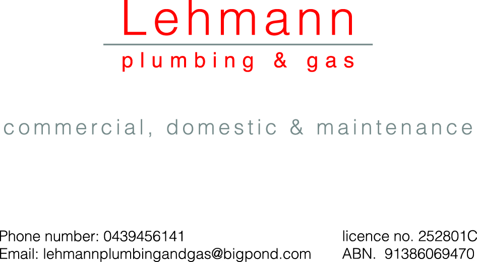 Business Card Design by VooDoo designs  for Lehmann Plumbing and Gas | Design #2014331