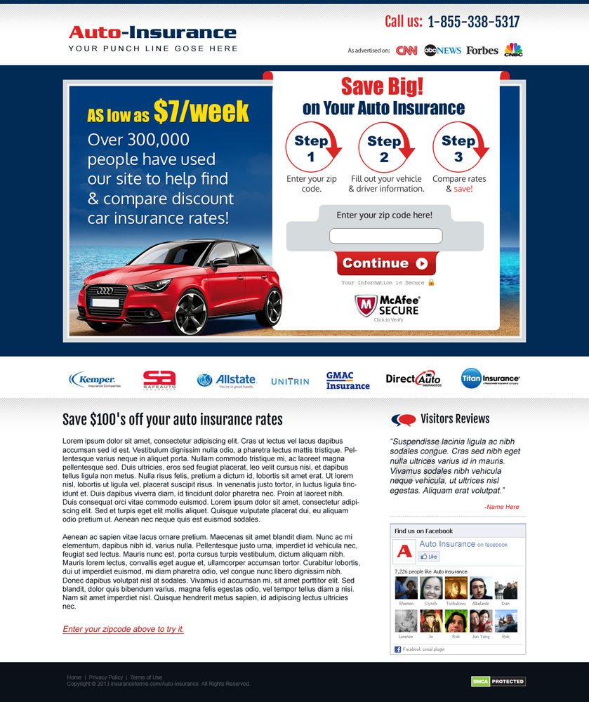 Wordpress Design by Chikki for Lead Foot Media LLC | Design #2024991