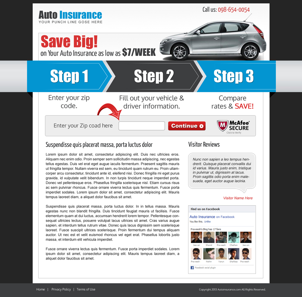 Wordpress Design by Chikki for Lead Foot Media LLC | Design #2087824