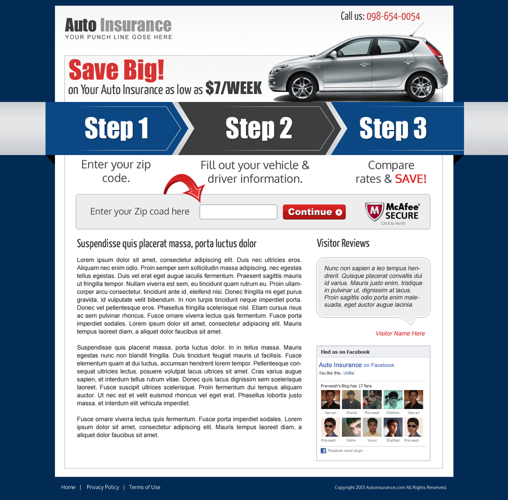 Wordpress Design by Chikki for Lead Foot Media LLC | Design #2087992